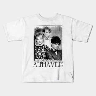 Alphaville \/\/\ Aesthetic 80s Fan Art Kids T-Shirt